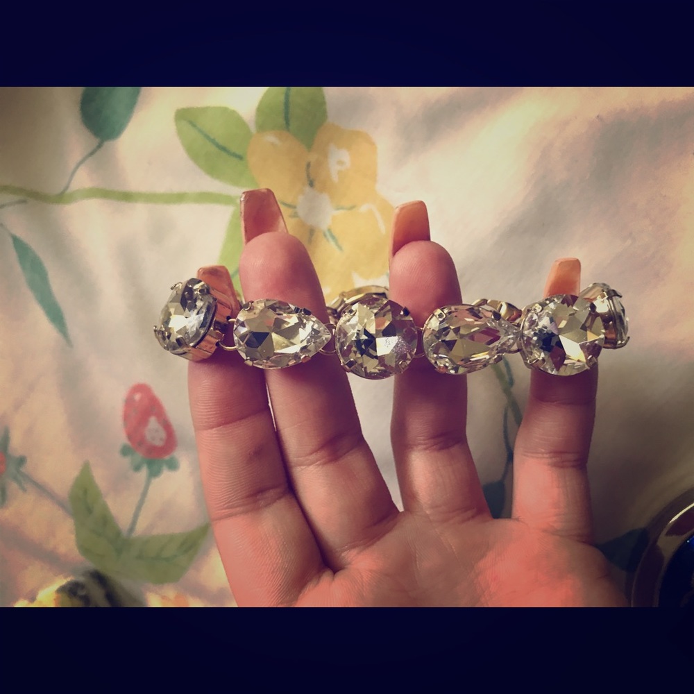 Chunky Rhinestone Bracelet